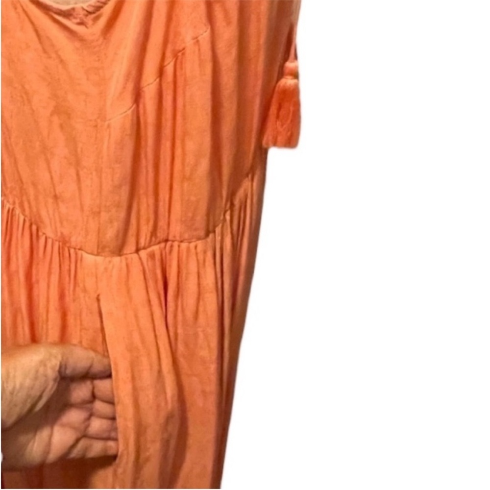Torrid Challis Ombré Red Tiered Maxi Dress Size 1 1X NWT - Picture 6 of 16